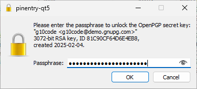 Enter your password
